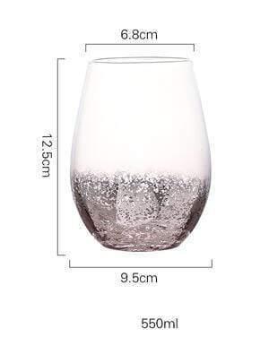 Shop Glass Pink Ice / 1 Piece Noir Glass Mademoiselle Home Decor