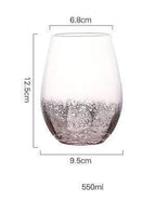 Shop Glass Pink Ice / 1 Piece Noir Glass Mademoiselle Home Decor