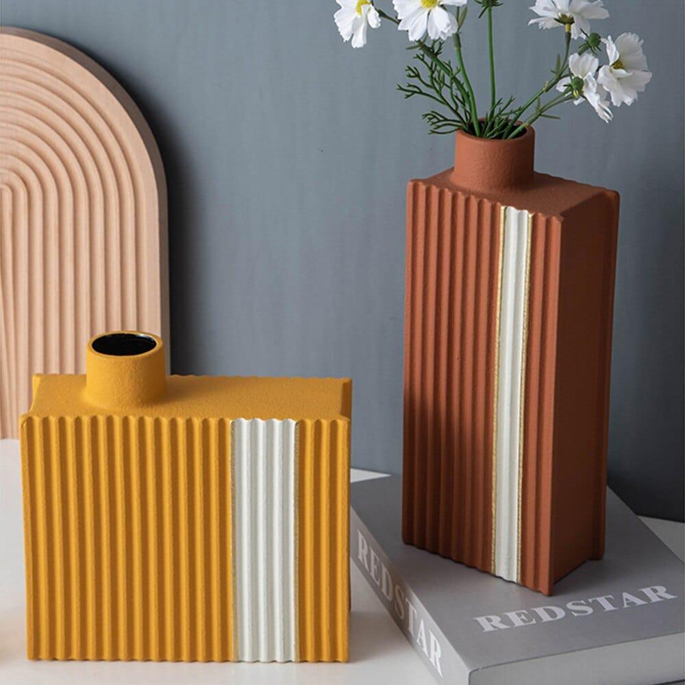 Shop 0 Ceramic Vase Nordic Living Room Home Decoration Plant Pots Balcony Decorations Bathroom Decoration Accessories Desktop Ornaments Mademoiselle Home Decor