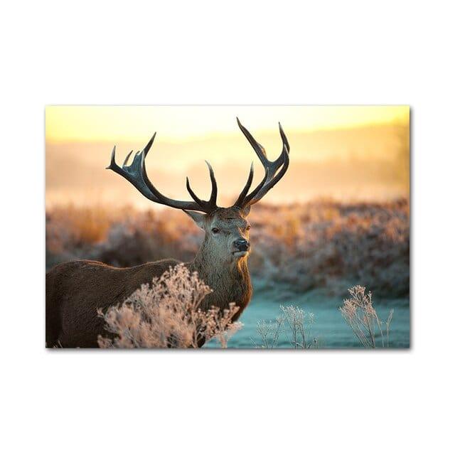 Shop 0 K / 13x18cm No frame Autumn Landscape Picture Canvas Painting Wall Art Poster Nature Scenery Animal Print for Modern Home Decor Living Room Design Mademoiselle Home Decor