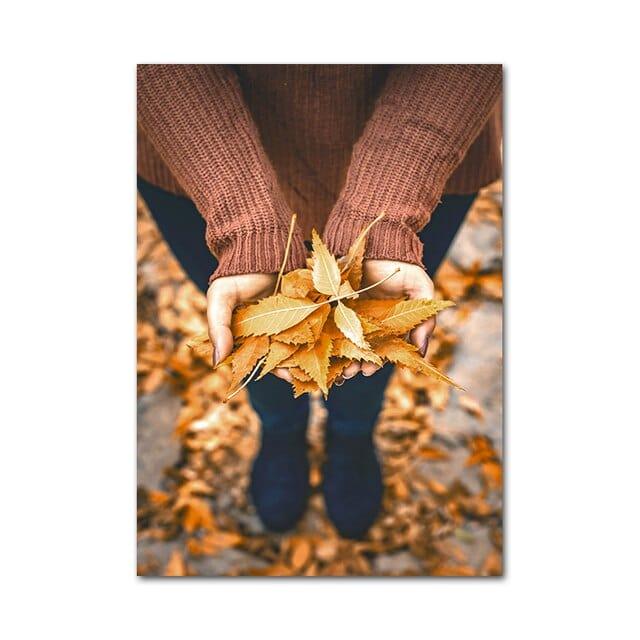 Shop 0 F / 13x18cm No frame Autumn Landscape Picture Canvas Painting Wall Art Poster Nature Scenery Animal Print for Modern Home Decor Living Room Design Mademoiselle Home Decor