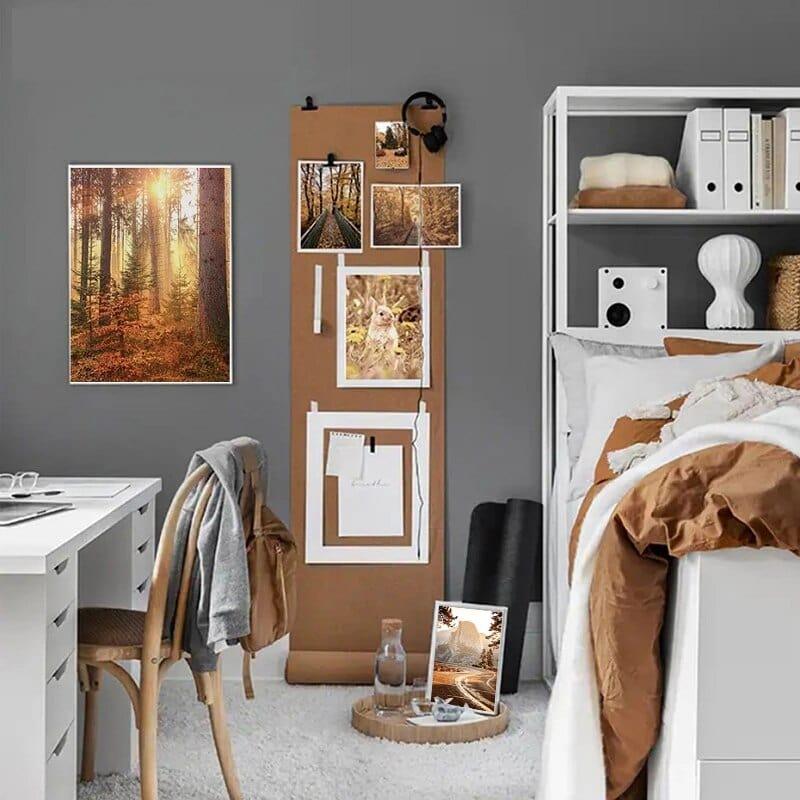 Shop 0 Autumn Landscape Picture Canvas Painting Wall Art Poster Nature Scenery Animal Print for Modern Home Decor Living Room Design Mademoiselle Home Decor