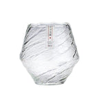 Shop 0 1 x Wave Glass / 420ml Japanese Hazy Air Wine Glass Snowflakes Falling Whiskey Tumbler Hammer Pattern Whisky Cup XO Brandy Drinking Glasses Wineglass Mademoiselle Home Decor