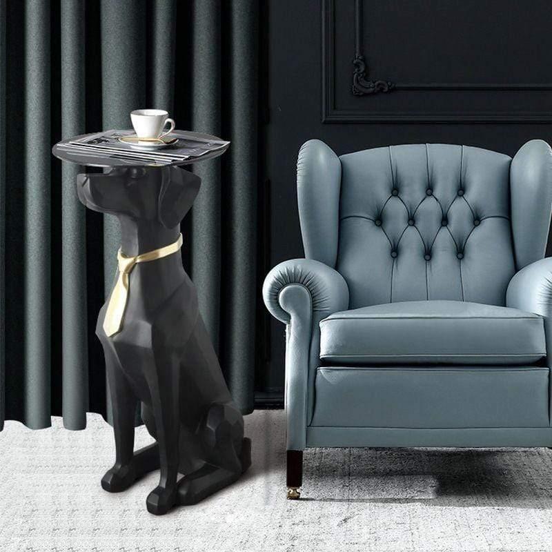 Shop 0 Figurines For Interior Home Decoration Accessories For Living Room American Dog Floor Ornament Room Decor Sculptures Statues Mademoiselle Home Decor