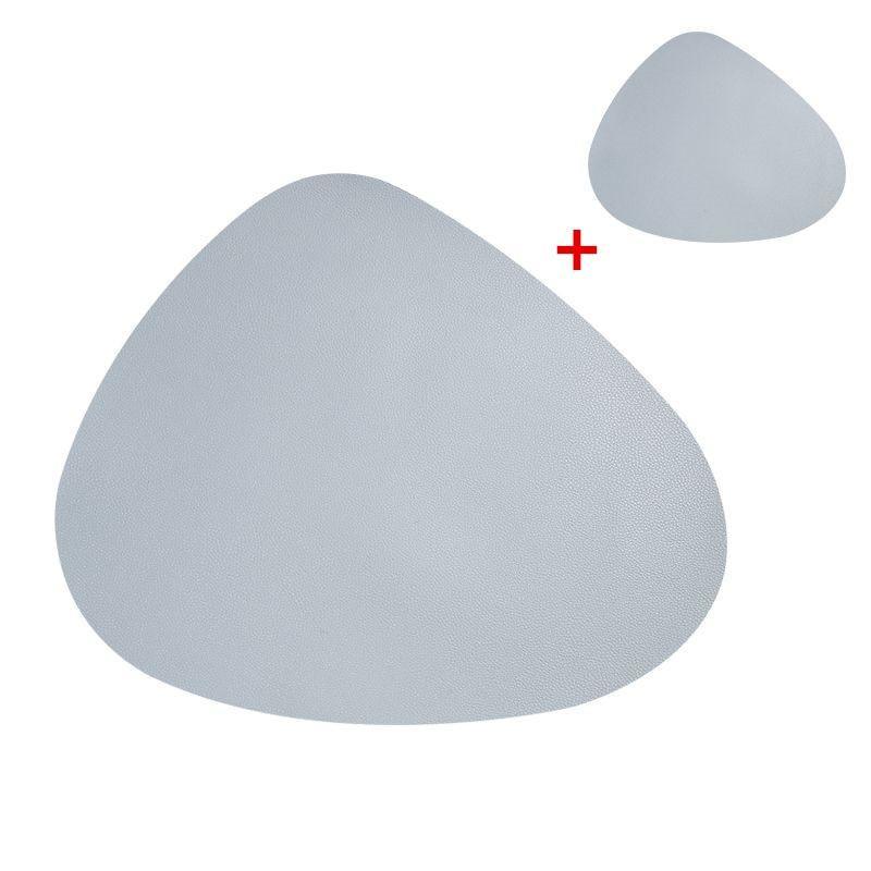 Shop 100003327 Light gray Rokoko Placemat & Coaster Set Mademoiselle Home Decor