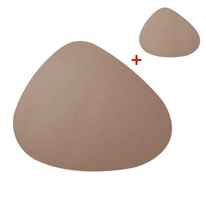 Shop 100003327 Brown Rokoko Placemat & Coaster Set Mademoiselle Home Decor