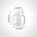 Shop 0 Glass Vase S1 Transparent Glass Vases for Plant Bottle Nordic Flower Vase Hydroponic Terrarium Container Flower Table Pot ваза для цветов Mademoiselle Home Decor
