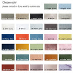 Shop 0 Leave message / UK 135X200cm 3PCS 100% Pure Linen Bedding Sets Natural Flax Duvet Cover Set With Pillowcase Modern 220x240 King Size Quilt Covers No Bed Sheet Mademoiselle Home Decor