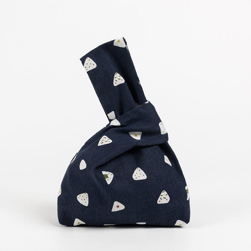 Shop 0 KOKOPEA Japanese Mini Portable Knot Wrist Bag Women Top Handle Bag Simple Purse Handbags Waterproof Shopping Bag Phone Key Pouch Mademoiselle Home Decor