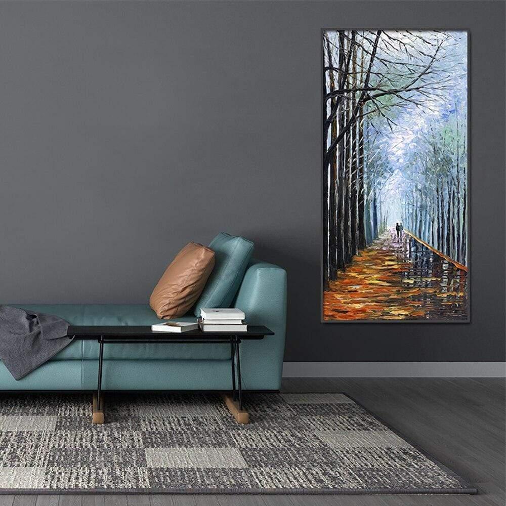 Shop 0 Pue Hand Painted Canvas Oil Paintings Abstract Landscape Canvas Painting Thick Textured Paintings For Living Room Decor Mural Mademoiselle Home Decor