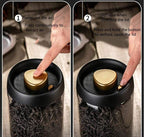 Shop 0 Glass Vacuum Tea Caddy Sealed Jar Transparent Household Storage Storage Bottle Home Furnishing Kitchen Storage Storage Bottle Mademoiselle Home Decor