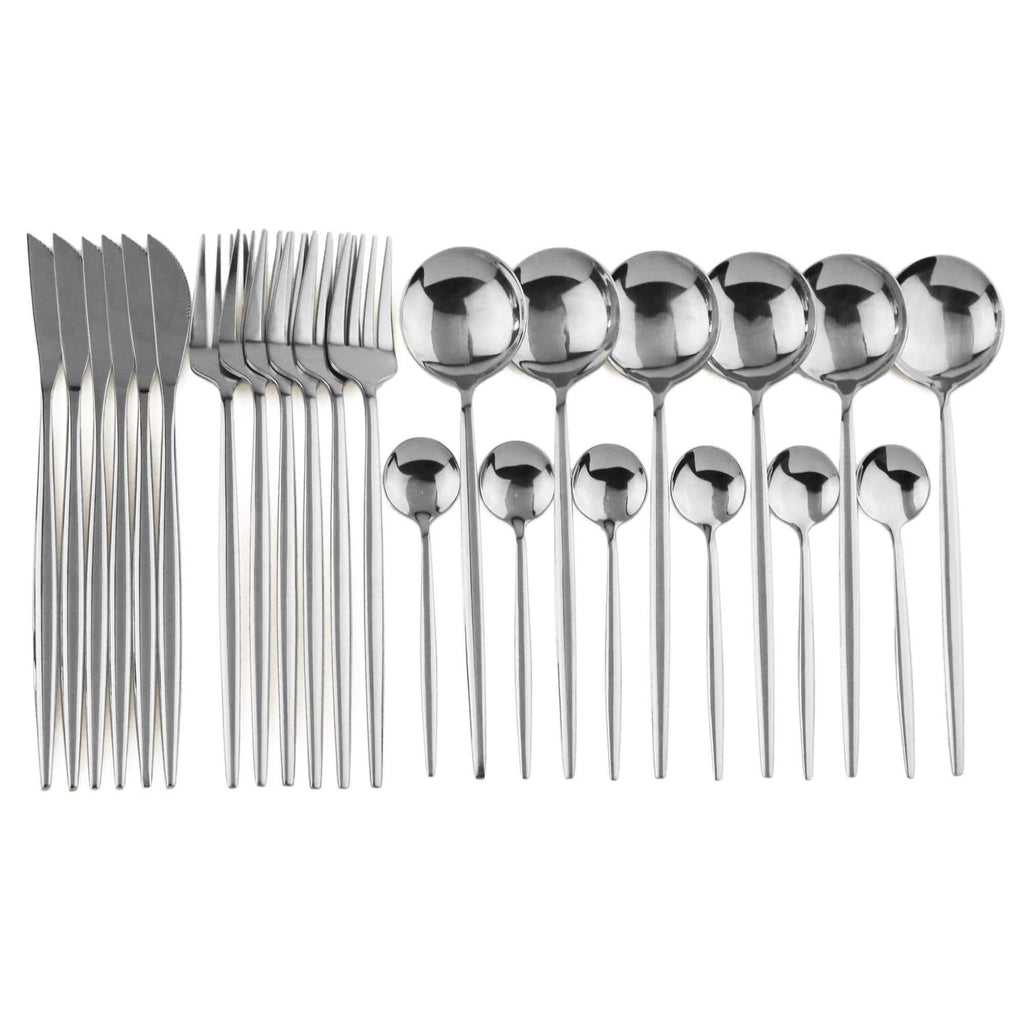 Shop 100003310 Silver Stoneridge Cutlery Set Mademoiselle Home Decor