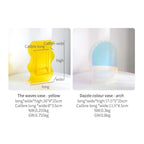 Shop 0 Rainbow Color Acrylic Vases Floral Container Decorative Shop Design Living Room Wedding Party Home Office Decoration Mademoiselle Home Decor