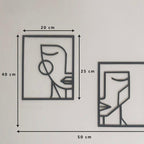 Shop 0 small   2 PCS Tyra Wall Decor Mademoiselle Home Decor