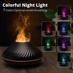 Shop 0 REUP Volcanic Flame Aroma Diffuser Essential Oil Lamp 130ml USB Portable Air Humidifier with Color Night Light Fragrance Home Mademoiselle Home Decor