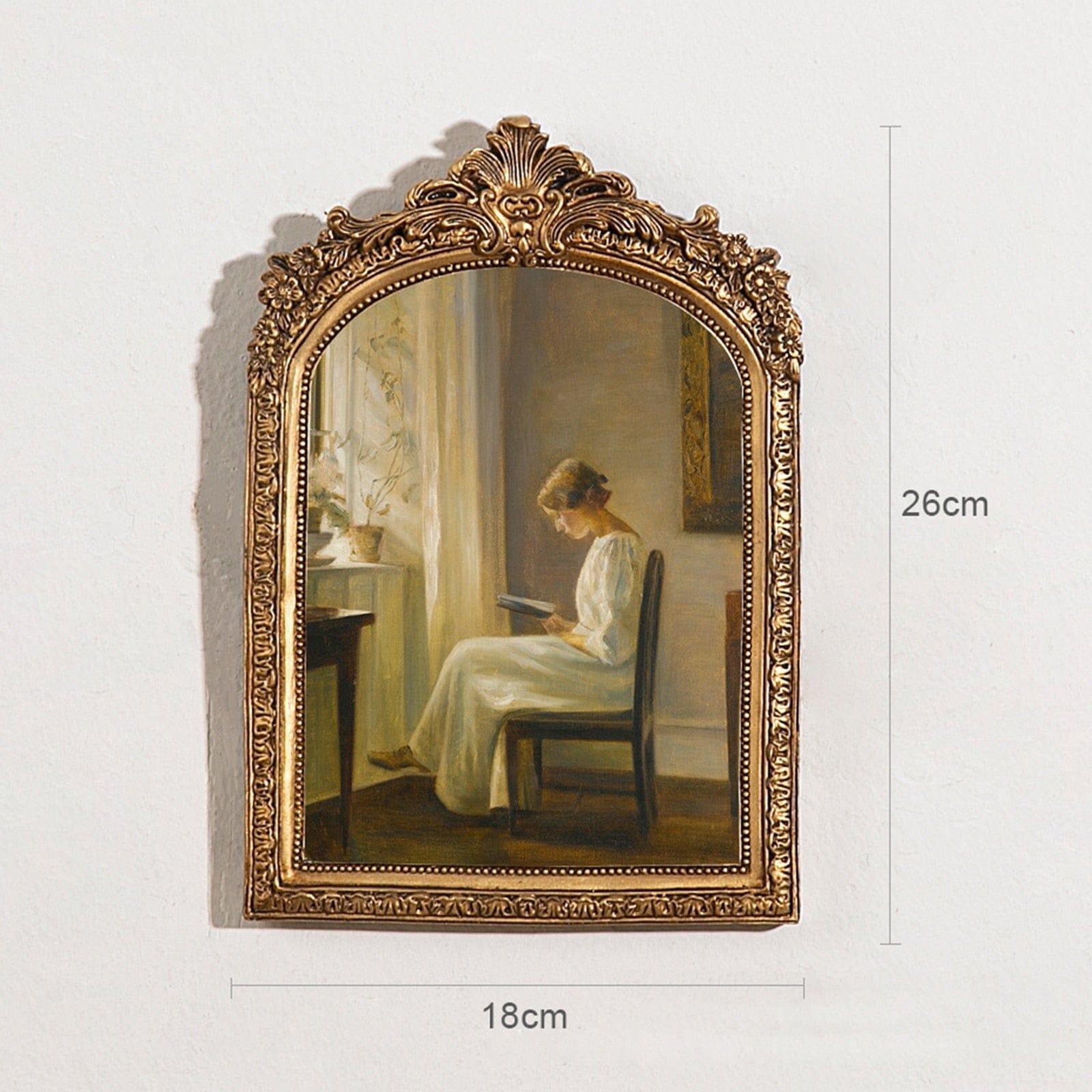 Shop 0 18cmx26cm European Style Photo Frame Embossed Floral Tabletop Hanging Picture Holder Mademoiselle Home Decor