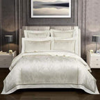 Shop 40601 Cream / Queen (4Pcs) Vienna Egyptian Cotton Duvet Cover Set Mademoiselle Home Decor