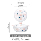 Shop 0 8 inch peach Yuibee Baking Dish Mademoiselle Home Decor