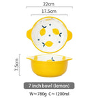 Shop 0 7 inch lemon Yuibee Baking Dish Mademoiselle Home Decor
